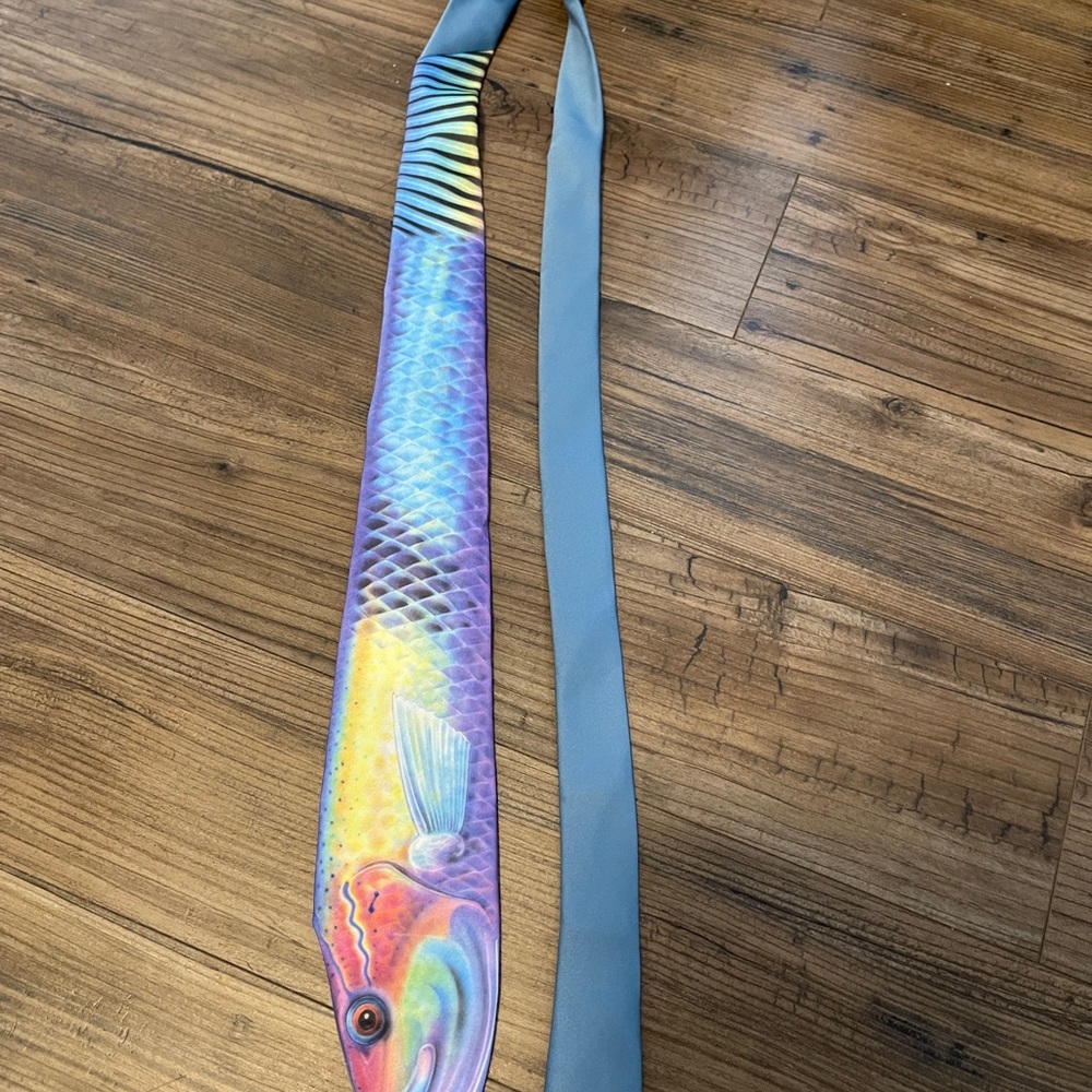 Ralph Marlin “Y’wrasse” 1986 VINTAGE men’s neck tie. Very unique!! - Picture 7 of 7